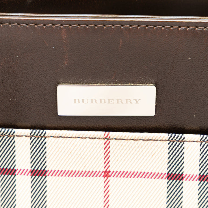 BURBERRY House Check Tote Tote Bag