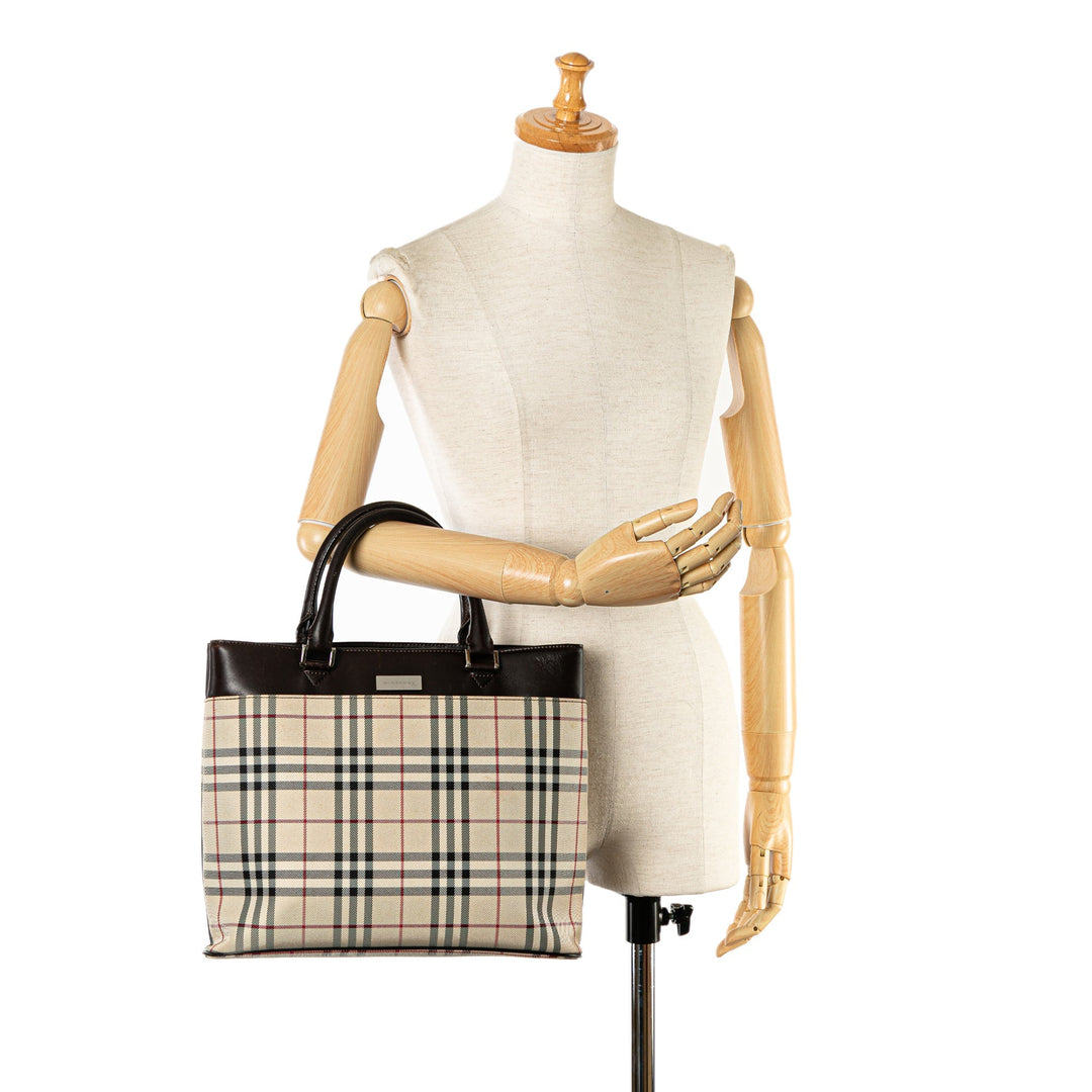 BURBERRY House Check Tote Tote Bag