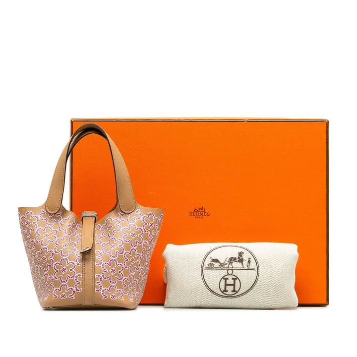 Top quality Hermes Micro Swift Lucky Daisy Picotin Lock Handbag