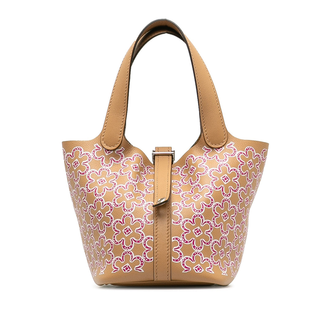 Hermes Micro Swift Lucky Daisy Picotin Lock Handbag