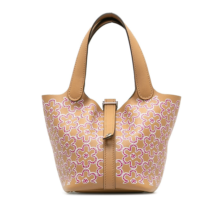 Top quality Hermes Micro Swift Lucky Daisy Picotin Lock Handbag