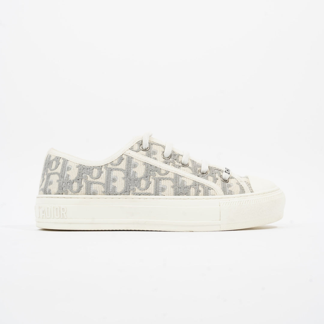 Christian Dior Walk'N'Dior Grey / White Canvas EU 36.5 UK 3.5