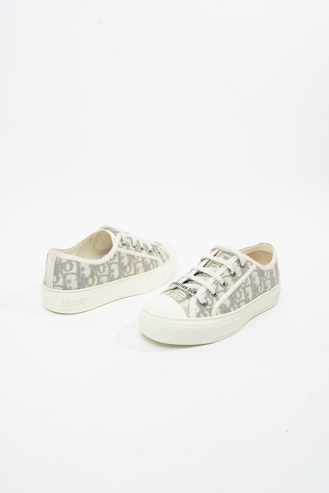 Christian Dior Walk'N'Dior Grey / White Canvas EU 36.5 UK 3.5