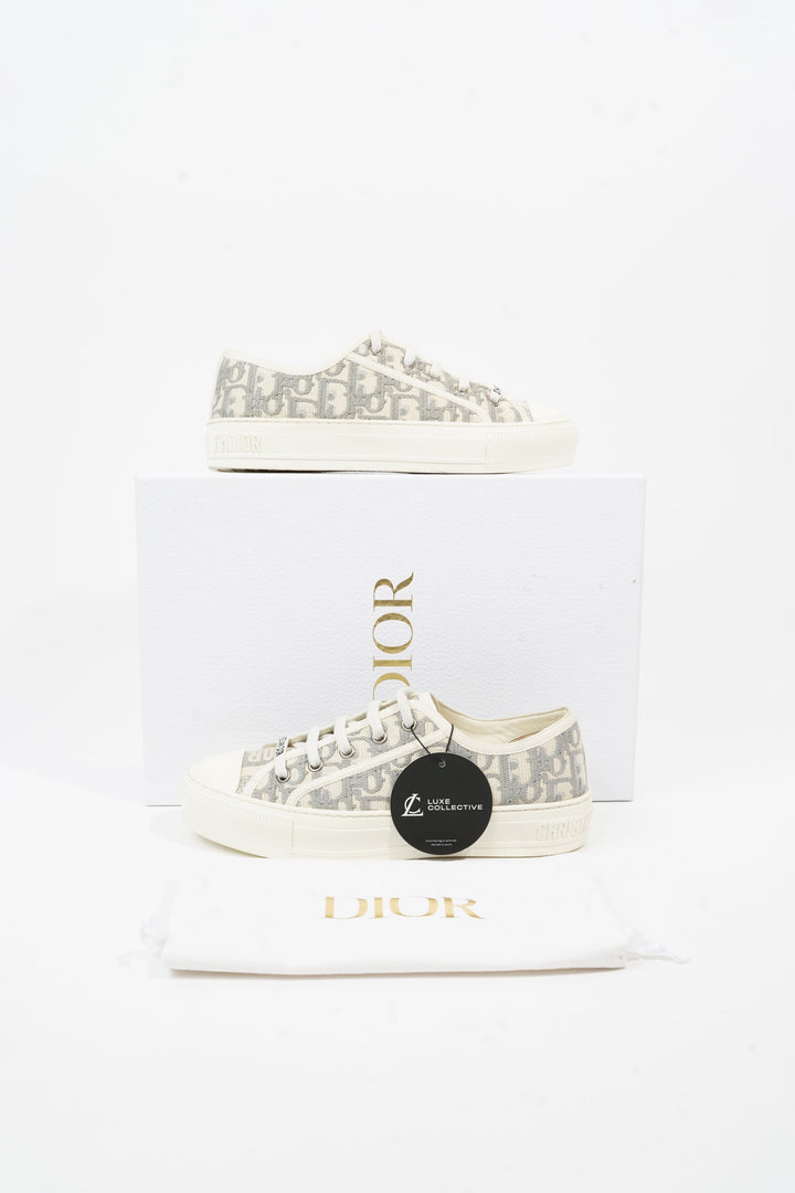 Christian Dior Walk'N'Dior Grey / White Canvas EU 36.5 UK 3.5