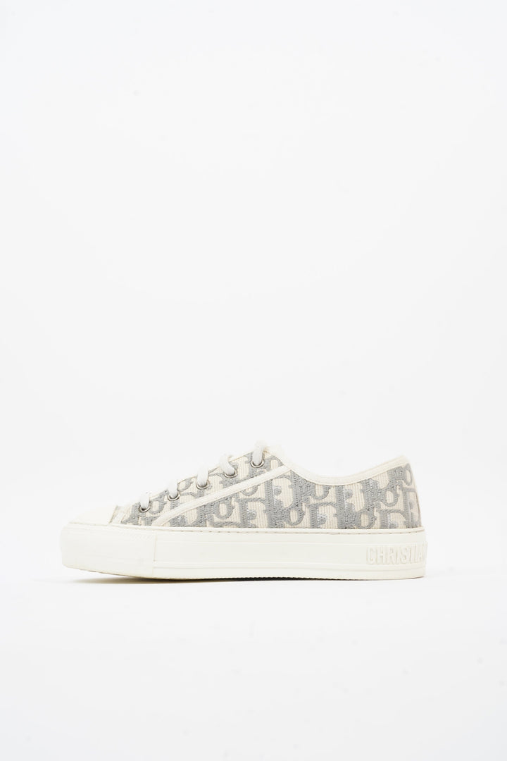 Christian Dior Walk'N'Dior Grey / White Canvas EU 36.5 UK 3.5