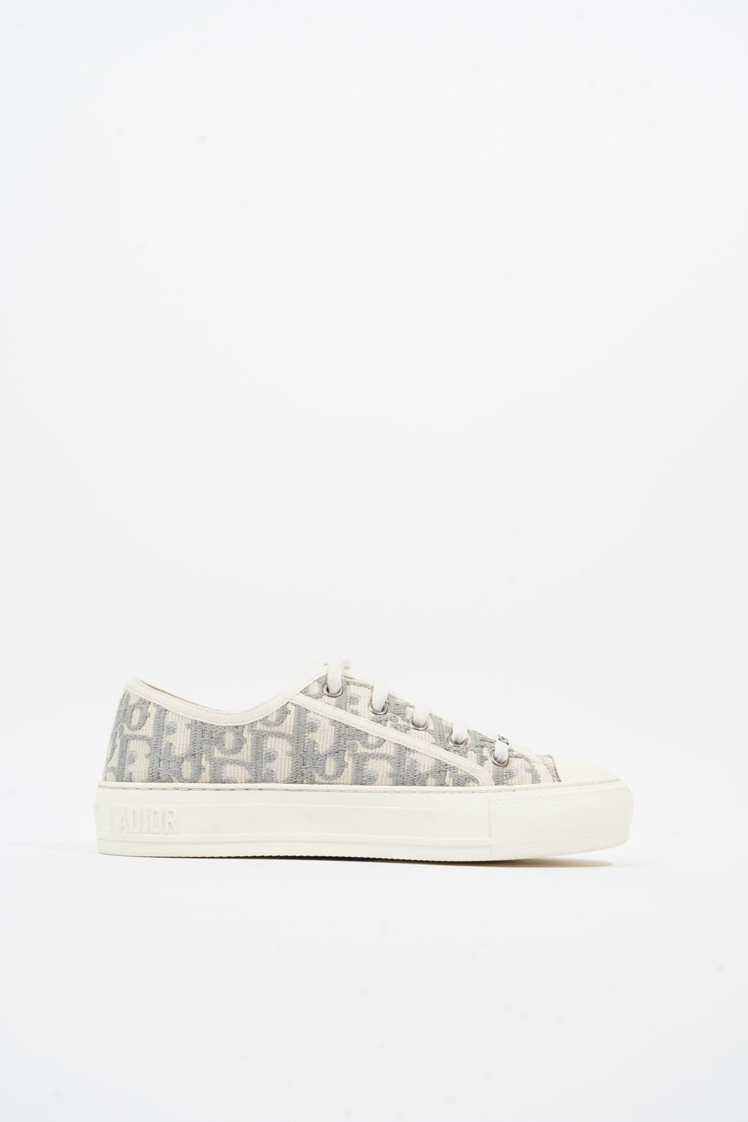 Christian Dior Walk'N'Dior Grey / White Canvas EU 36.5 UK 3.5