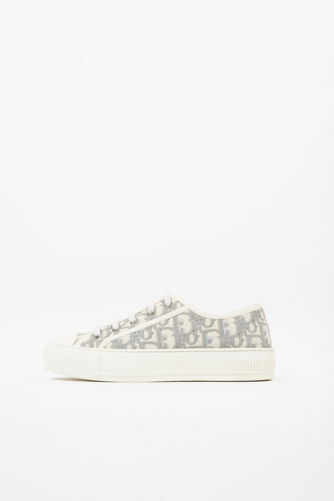 Christian Dior Walk'N'Dior Grey / White Canvas EU 36.5 UK 3.5