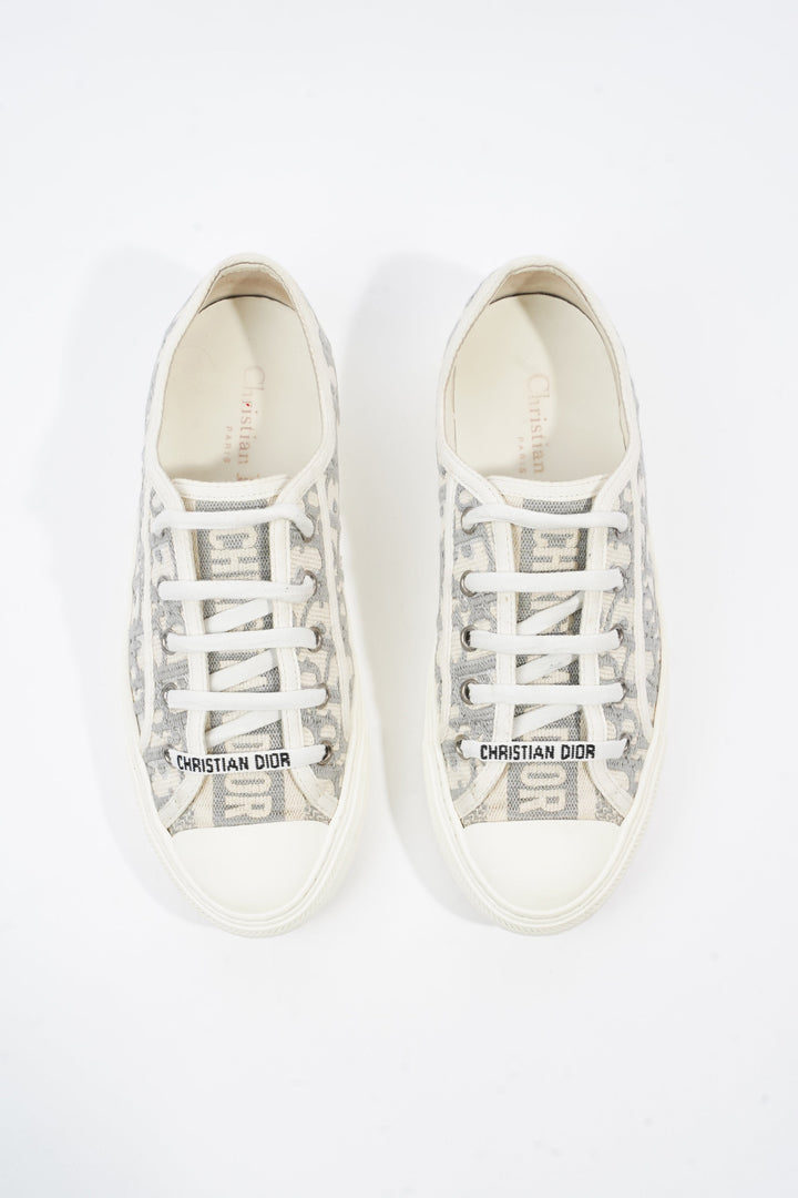 Christian Dior Walk'N'Dior Grey / White Canvas EU 36.5 UK 3.5