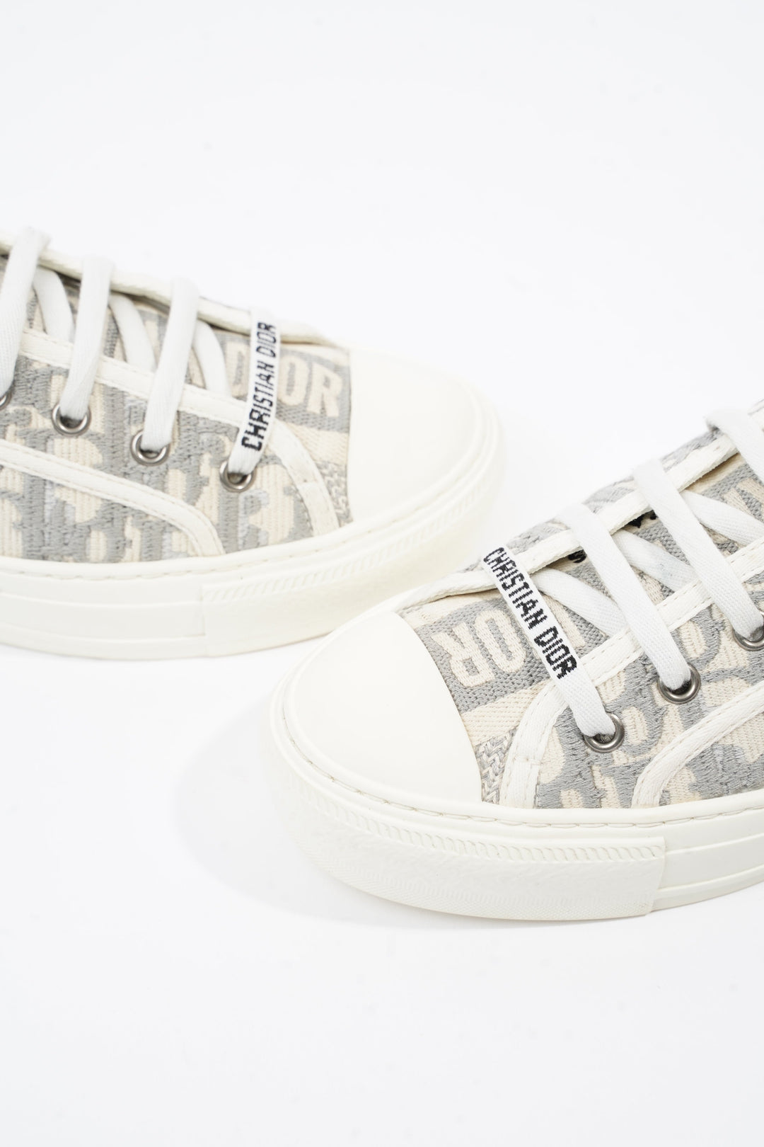 Christian Dior Walk'N'Dior Grey / White Canvas EU 36.5 UK 3.5