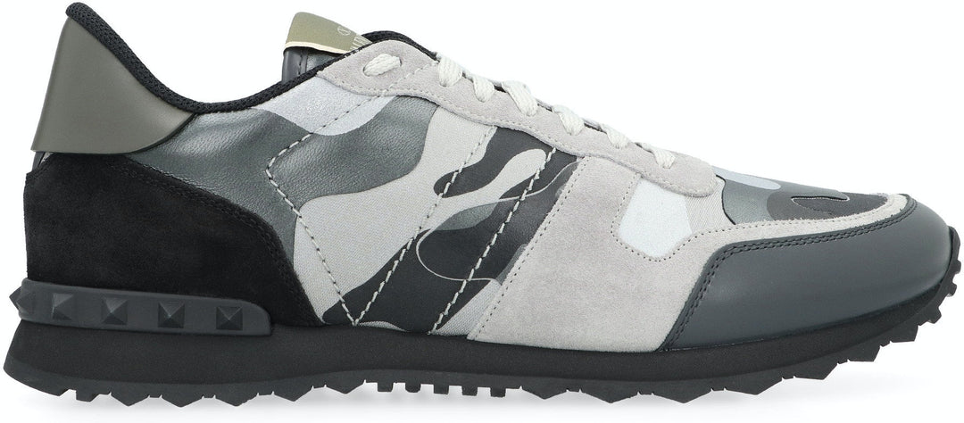 VALENTINO GARAVANI - ROCKRUNNER CAMOUFLAGE-PRINT SNEAKERS