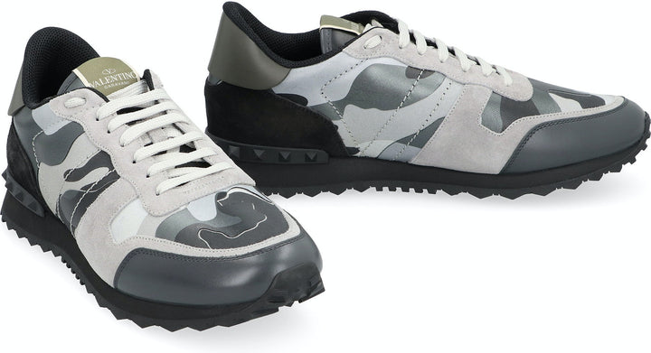VALENTINO GARAVANI - ROCKRUNNER CAMOUFLAGE-PRINT SNEAKERS