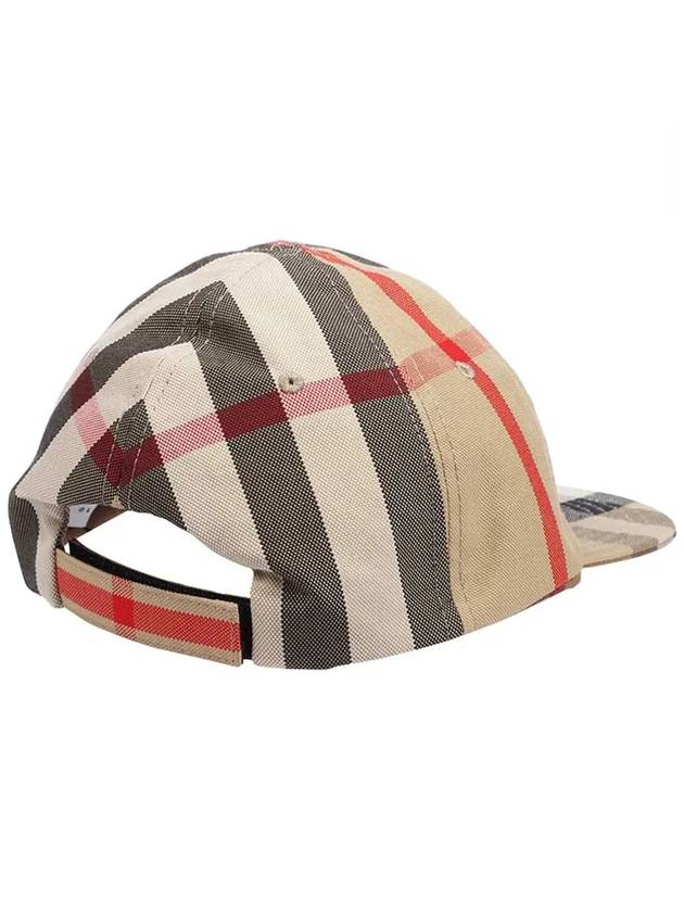 Burberry Reversible Vintage Check Cotton Ball Cap Archive Beige