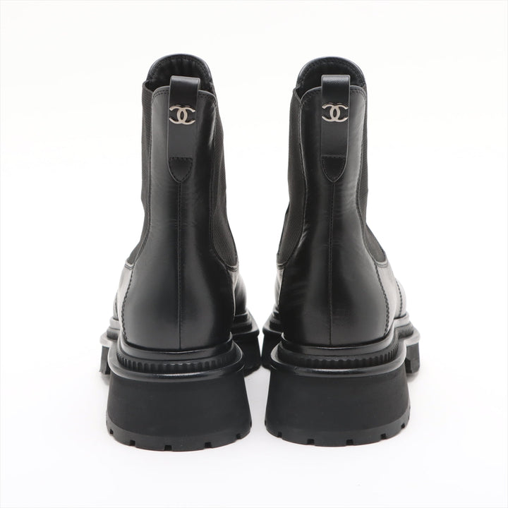 Top Quality Chanel Coco Patent Shoes 35.5  Black G39208