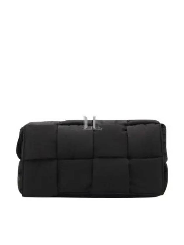 Bottega veneta Padded Tech Cassette Cross Bag Black