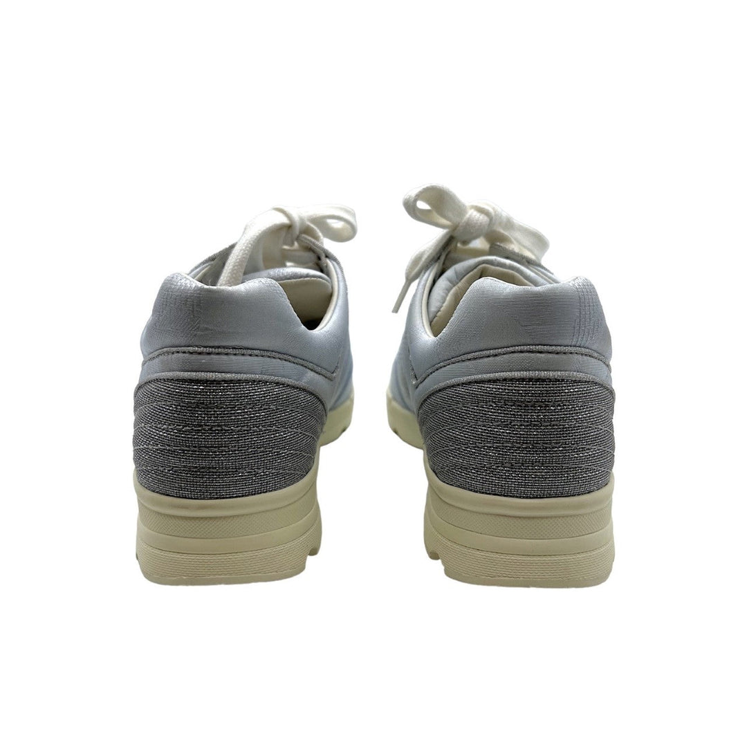 Chanel Shoes CC Low-Top Sneakers Sky Blue Sz 37