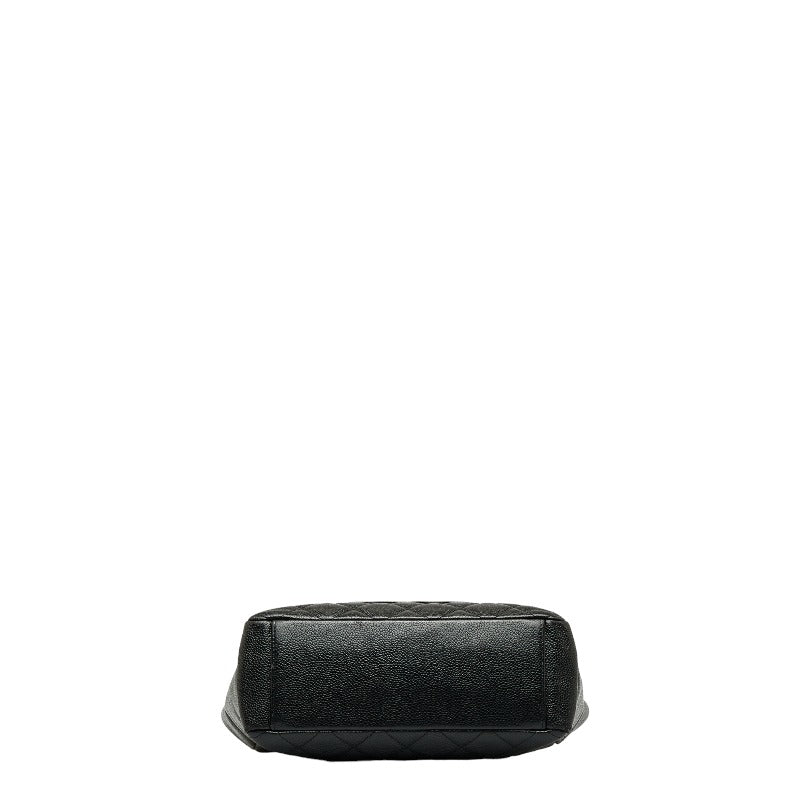 Top Quality Chanel Cocomark Mattress PT Tortoise Chain Handbag Black Gold Caviar S  CHANEL