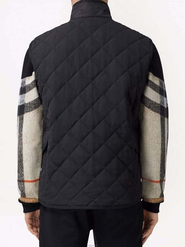 Burberry Diamond Quilted Thermoregulated Vest Black