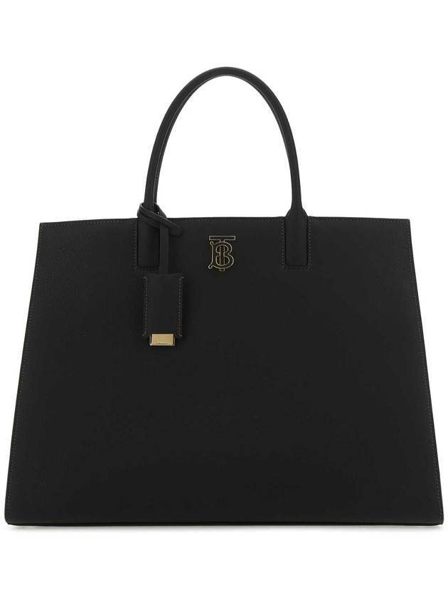 Burberry TB Logo Frances Medium Tote Bag Black