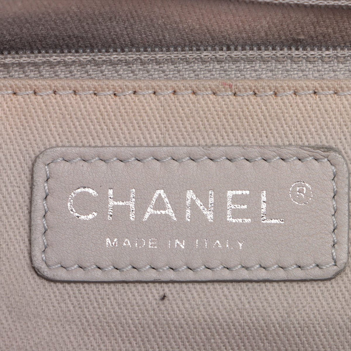 Top Quality Chanel Matrasse  Chain Shoulder Bag Grey x Brown Gummetal G