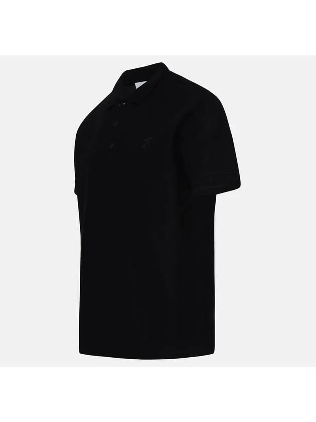 Burberry Men's Eddie Embroidered Logo Polo Shirt Black