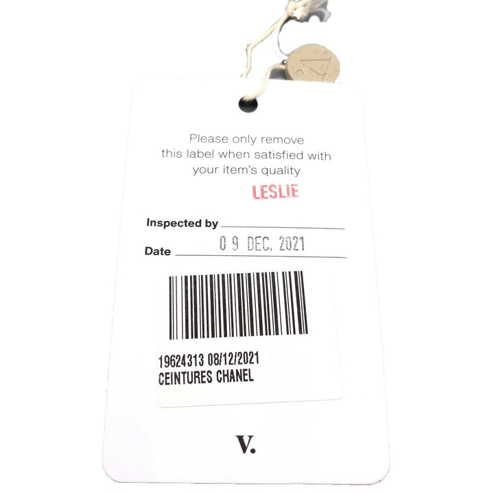 Chanel - 03P Stamped  PARIS Leather - Black - 32 - Belt