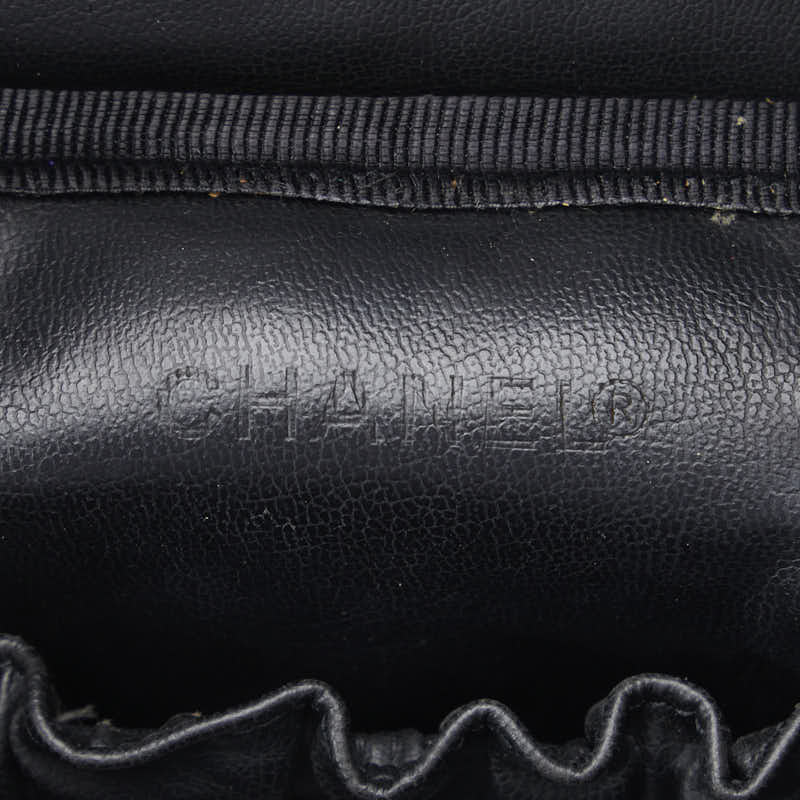Top Quality Chanel DECACOCOMARK Handbag Vanity Bag Black Caviar S  CHANEL