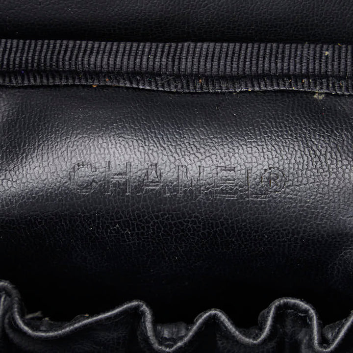 Top Quality Chanel DECACOCOMARK Handbag Vanity Bag Black Caviar S  CHANEL