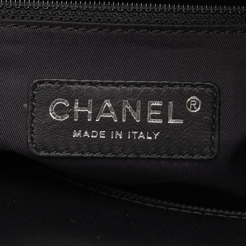 Top Quality Chanel COCOMARK PARIBIARITZ  MM Handbags  A34209 Black PVC canvas LADY CHANEL