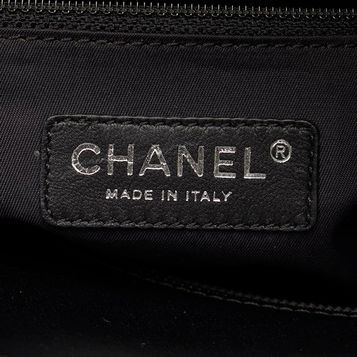 Top Quality Chanel COCOMARK PARIBIARITZ  MM Handbags  A34209 Black PVC canvas LADY CHANEL