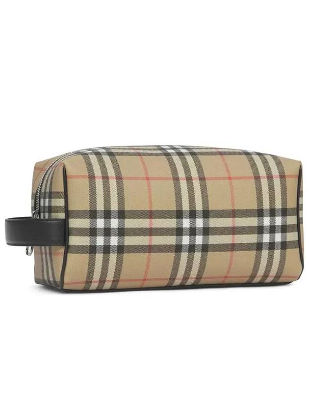 Burberry Vintage Check Pouch Bag Beige