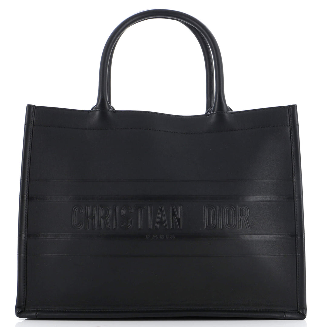 Top quality Dior Book Tote Embossed Leather Medium