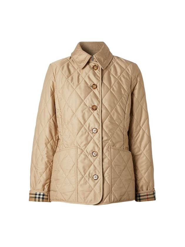 Burberry WoMen's Frankby Quilted Jacket Beige