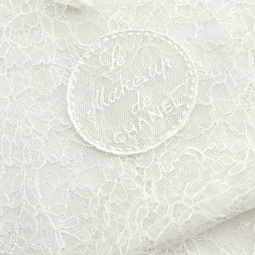 Top Quality Chanel Lace Long Sleeve Tops White 04A #38