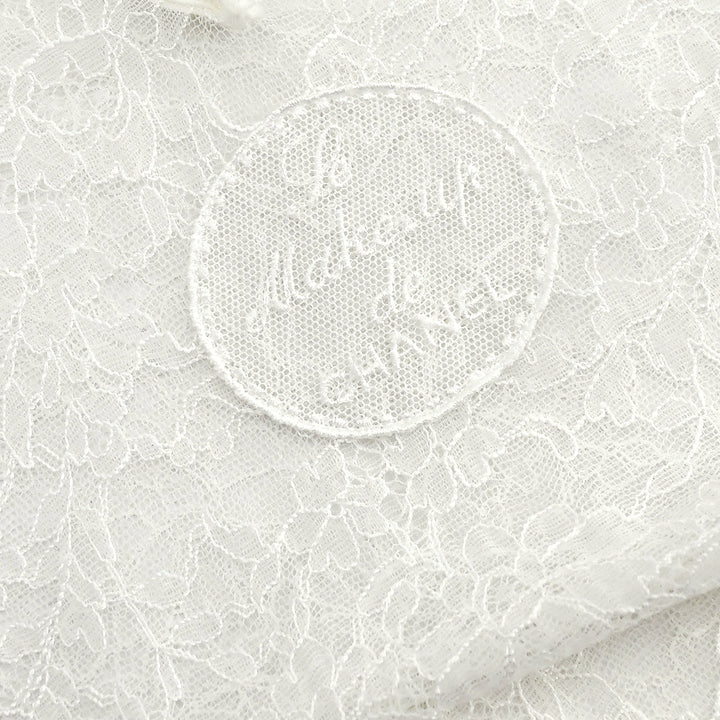 Top Quality Chanel Lace Long Sleeve Tops White 04A #38