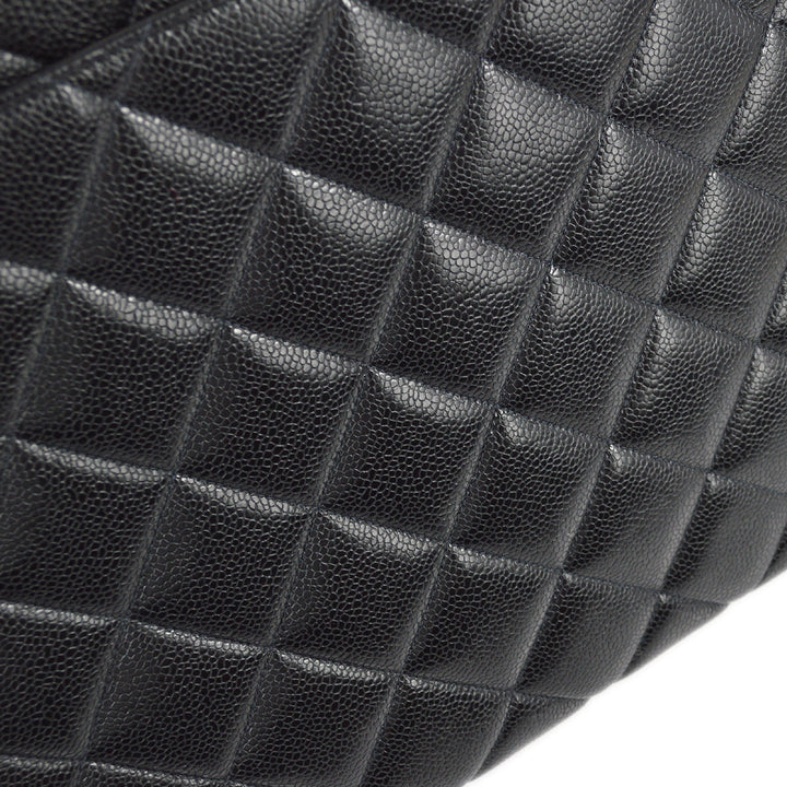 Top Quality Chanel Black Caviar Briefcase Business Handbag