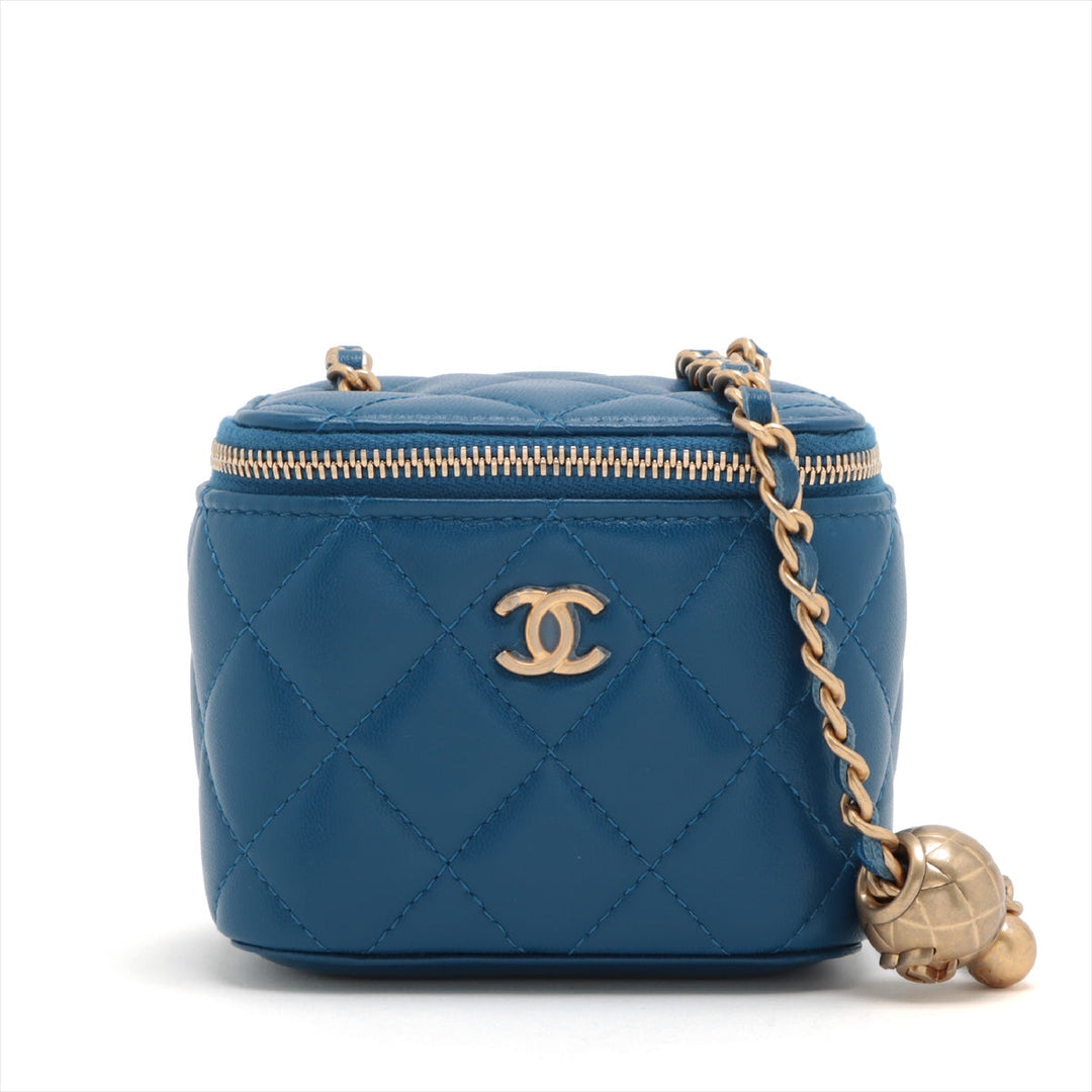 Top Quality Chanel Matrasse  Chain Shoulder Bag Coco Ball Blue G