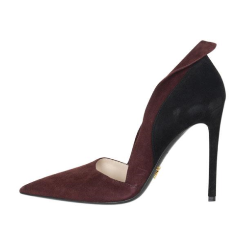 Prada Suede Colourblock Pumps
