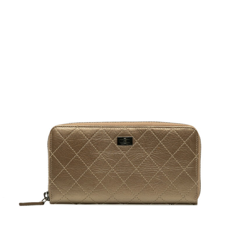 Top Quality Chanel Matrace Long Wallet Gold Leather Lady Chanel