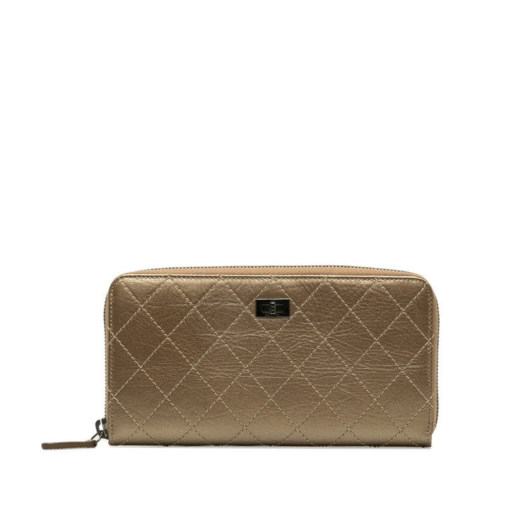 Top Quality Chanel Matrace Long Wallet Gold Leather Lady Chanel