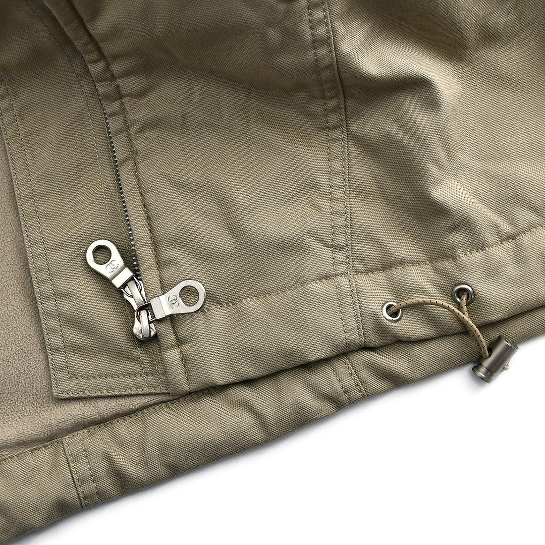 Top Quality Chanel Sport Line Hooded Coat Beige #36