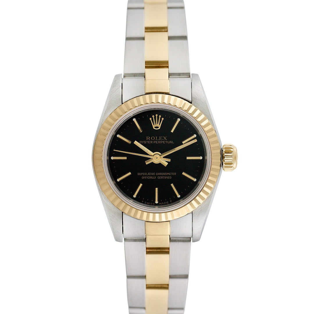 Rolex Ladies Two-tone Oyster Perpetual, item #26