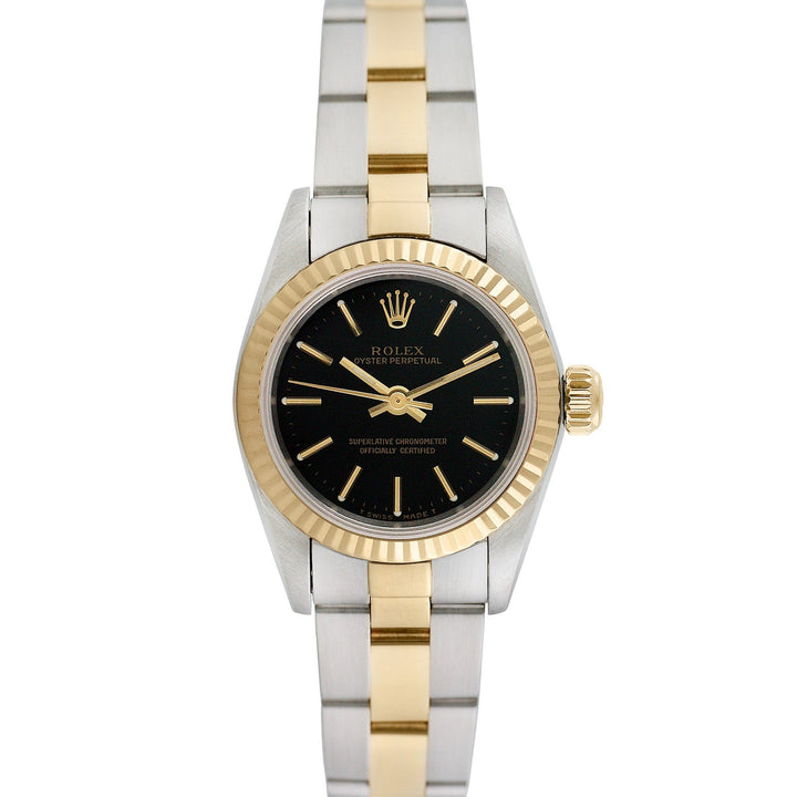 Rolex Ladies Two-tone Oyster Perpetual, item #26