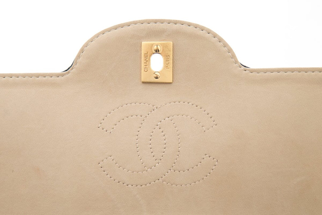 Top Quality Chanel 2000 Beige &  Black Chocolate Bar Handbag