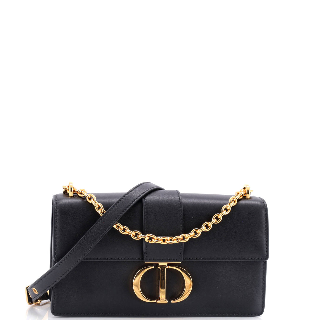 Top quality Dior 30 Montaigne Chain Flap Bag Leather East West