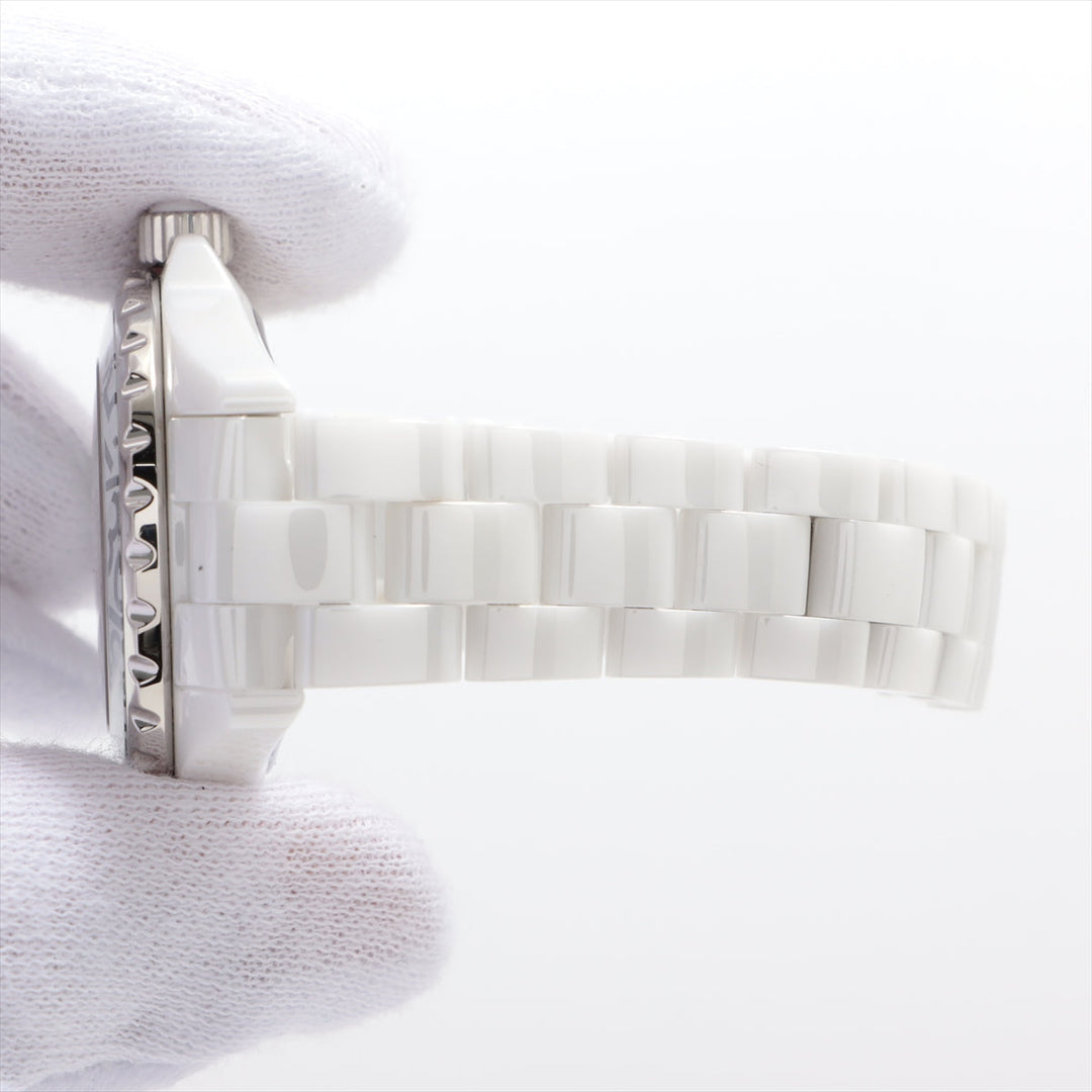 Top Quality Chanel J12 H5239 SSCE QZ White