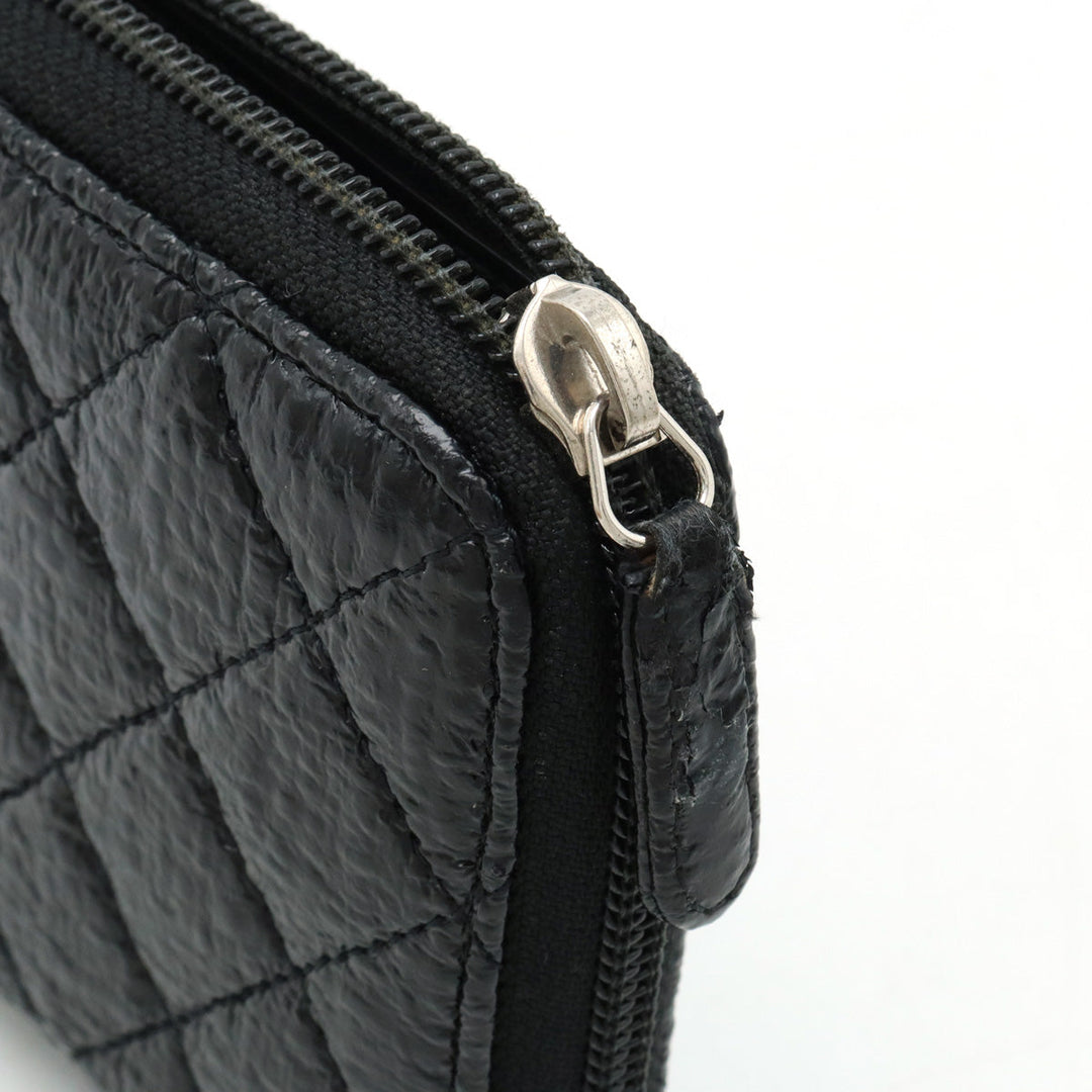 Top Quality Chanel MATRACE COCOMARK ROUND Long Wallet  TWID LEADER BLACK BLACK SILVER A50097 BLUMIN BLUMIN MARKET SHOP