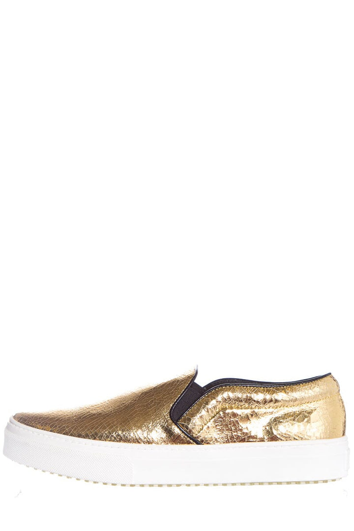 Céline Gold Embossed Sneakers SZ 40 NWT