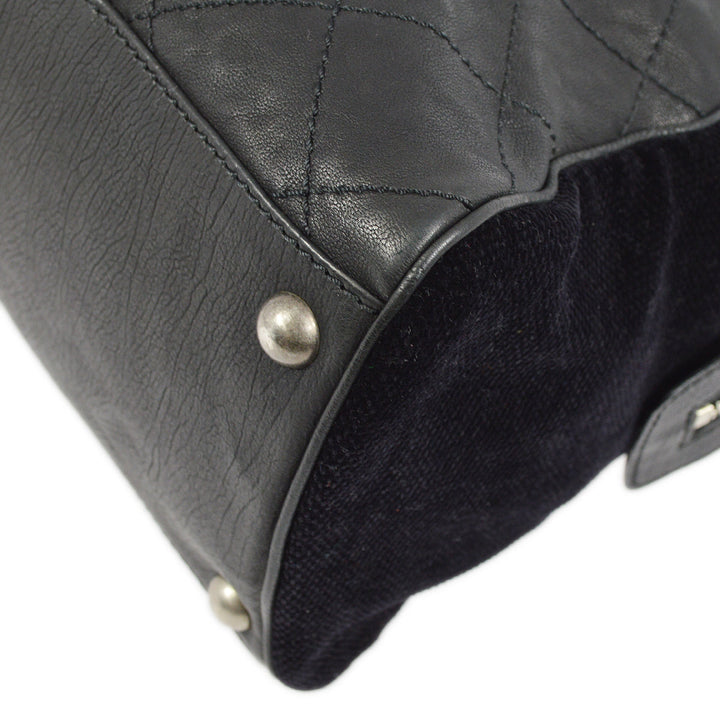 Top Quality Chanel Black Mademoiselle Lock Tote Bag