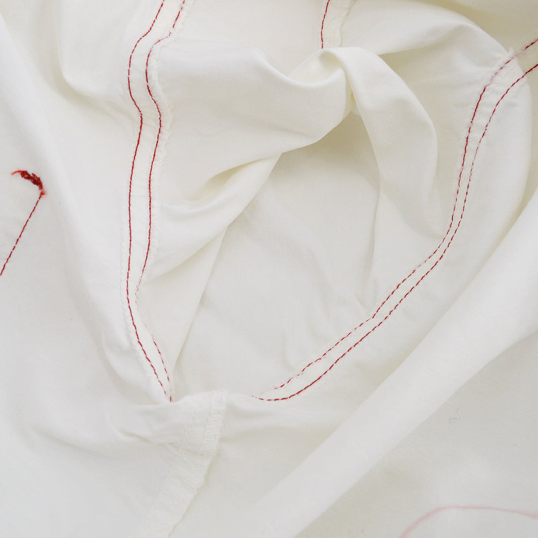 Top Quality Chanel 05S #38 Sport Line Short Sleeve Zip Shirt Tops White
