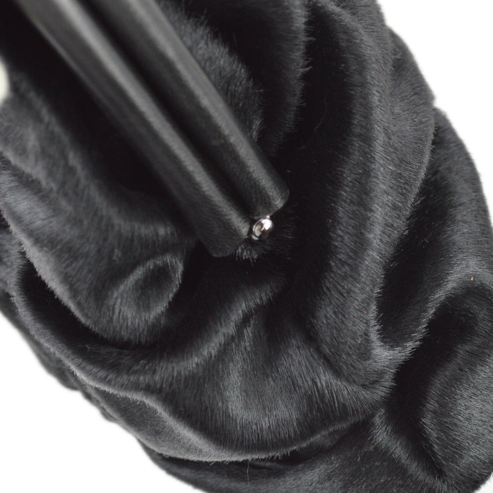 Top Quality Chanel 1989-1991 Black Pony Hair Handbag